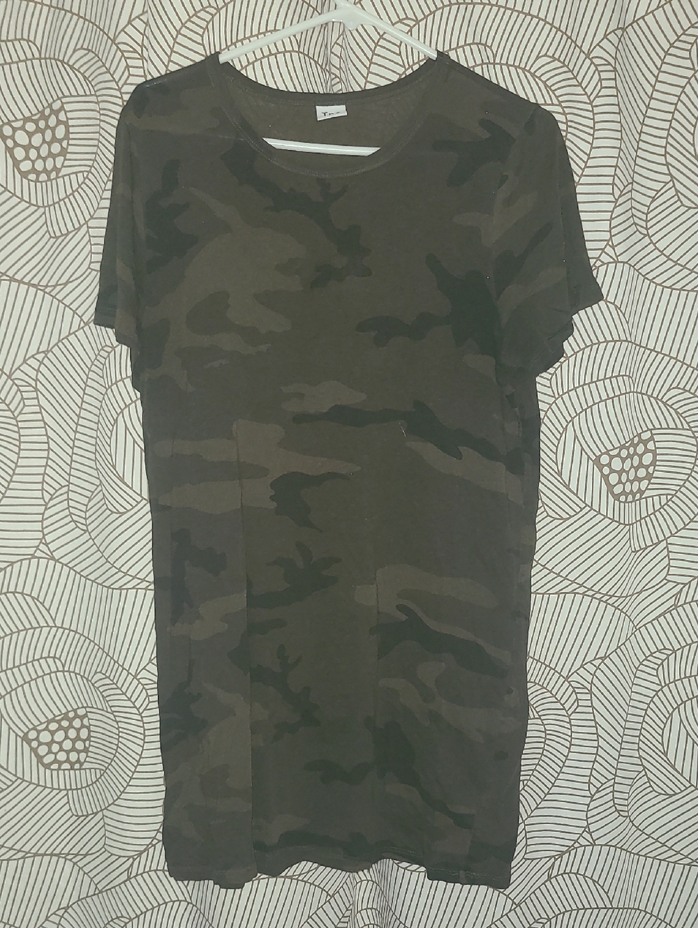 TNA Women's Camo T-Shirt Dress